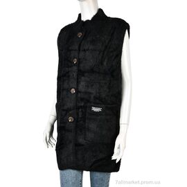 Жилетка жіноча Весна/осінь 0028 black (1 шт. р.сітка52-58) "Edel" недорого оптом від прямого постачальника