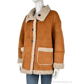 Куртка жіноча Зима 698 camel (1 шт. р.сіткаXL) "Edel" недорого оптом від прямого постачальника