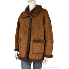 Куртка жіноча Зима 698 brown (1 шт. р.сіткаXL) "Edel" недорого оптом від прямого постачальника