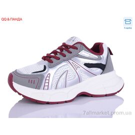 Фотография Кроссовки женские модные Весна/осень J2100-3 (8 пар р.36-41) "QQ&Панда" недорого оптом от прямого поставщика