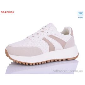 Фотография Кроссовки женские модные Весна/осень J2108-3 (8 пар р.36-41) "QQ&Панда" недорого оптом от прямого поставщика
