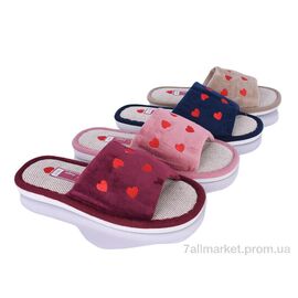 Фотография Тапки женские для дома Весна/осень A8200 mix (12 пар р.36-41) "Optstok" недорого оптом от прямого поставщика