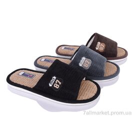 Фотография Тапки мужские домашние Весна/осень A8212 mix (12 пар р.40-45) "Optstok" недорого оптом от прямого поставщика