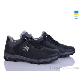 Фотография Кроссовки мужские модные зима Б36Т чорний (8 пар р.40-45) "Paolla" недорого оптом от прямого поставщика