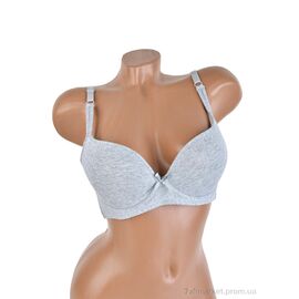 Бюстгальтер Весна/осінь 4282-87225B сірий (6 шт. р.сітка80-105) "Мир" недорого оптом від прямого постачальника