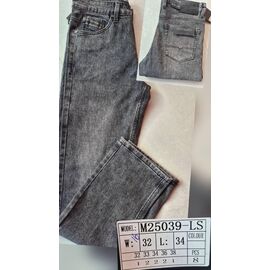 Джинси чоловічі M25039-LS grey р.32-38 "God Baron" недорого оптом від прямого постачальника