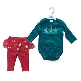 Фотография Костюм детский на девочку M612 green р.0.6-1.6 "Major" недорого оптом от прямого поставщика