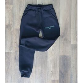 Штани дитячі спортивні зимові на хлопчика 211-3 navy р.12-16 "MMZ" недорого оптом від прямого постачальника