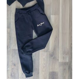 Штани дитячі спортивні зимові на хлопчика 211-3 black р.12-16 "MMZ" недорого оптом від прямого постачальника