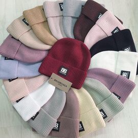 Фотография Шапка детская зимняя на девочку CN1920 mix р.54-58 "SELFI" недорого оптом от прямого поставщика