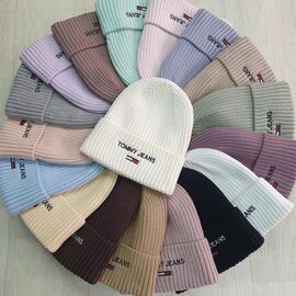 Фотография Шапка детская зимняя на девочку CN1928 mix р.54-58 "SELFI" недорого оптом от прямого поставщика