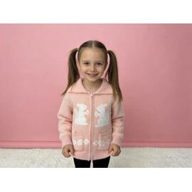 Фотография Кофта детская тёплая на мальчика 377 beige р.110-150 "Yalisi" недорого оптом от прямого поставщика