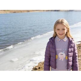 Фотография Свитер детский на мальчика 389 lilac р.110-150 "Yalisi" недорого оптом от прямого поставщика