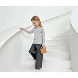 Фотография Свитер детский на девочку 513 grey р.110-150 "Yalisi" недорого оптом от прямого поставщика