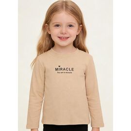 Фотография Свитер детский на девочку 5805 beige р.120-160 "Yalisi" недорого оптом от прямого поставщика