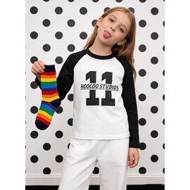 Светер Дитячий на дівчинку 5810 white р.120-160 "Yalisi" недорого оптом від прямого постачальника