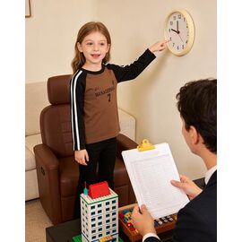 Светер Дитячий на дівчинку 5811 brown р.120-160 "Yalisi" недорого оптом від прямого постачальника