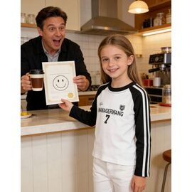 Светер Дитячий на дівчинку 5811 white р.120-160 "Yalisi" недорого оптом від прямого постачальника