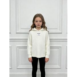 Фотография Батник детский тёплый на девочку 703 white р.110-150 "Yalisi" недорого оптом от прямого поставщика