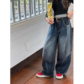 Фотография Джинсы детские утеплённые на девочку 7836 blue р.120-170 "Yalisi" недорого оптом от прямого поставщика