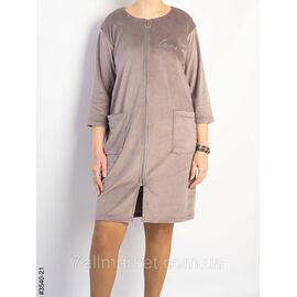 Халат жіночий на блискавці напівбатал 48,50,52 (7кв) "NOWEMBER" недорого від прямого постачальника