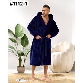 Халат чоловічий 1112-1 navy р.46-60 "ZLATA" недорого оптом від прямого постачальника