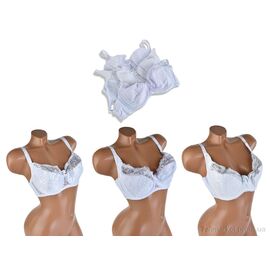 Фотография Бюстгальтер Весна/осень D168 (12170) white mix (6 шт. р.сетка 75-90) "Obuvok" недорого оптом от прямого поставщика