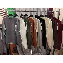 Фотография Свитер женский E1156 wine р.48-52 "Emsweekis" недорого оптом от прямого поставщика