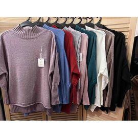 Фотография Свитер женский 90063 white р.48-56 "Emsweekis" недорого оптом от прямого поставщика