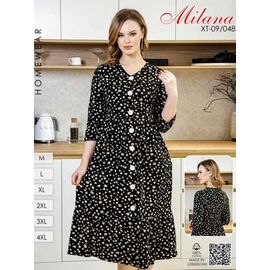 Сукня літня жіноча XT09-048 black р.44-54 "Imlion" недорого оптом від прямого постачальника