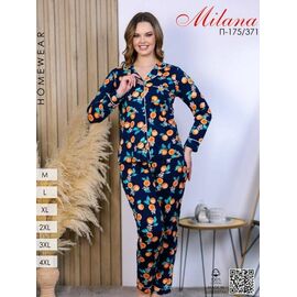 Піжама жіноча ПА175-371 navy р.48-56 "Imlion" недорого оптом від прямого постачальника