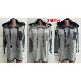 Туніка жіноча 25016 l.grey р.one size "VERJINIA" недорого оптом від прямого постачальника