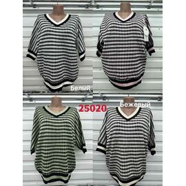 Светр жіночий 25020 beige р.one size "VERJINIA" недорого оптом від прямого постачальника