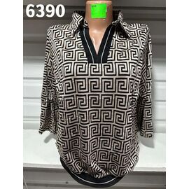 Светр жіночий 6390 beige р.48-56 "VERJINIA" недорого оптом від прямого постачальника