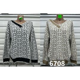 Светр жіночий 6708 beige р.50-56 "VERJINIA" недорого оптом від прямого постачальника