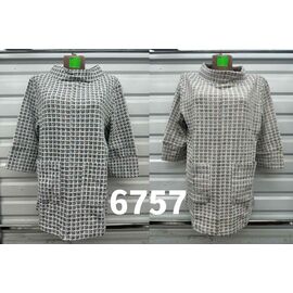 Туніка жіноча 6757 grey р.50-60 "VERJINIA" недорого оптом від прямого постачальника