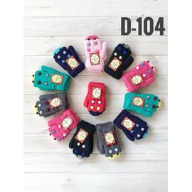 Рукавиці дитячі унісекс D104 mix р.1-3 "Рукавичка" недорого оптом від прямого постачальника