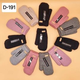 Рукавиці дитячі на дівчинку D191 mix р.10-15 "Рукавичка" недорого оптом від прямого постачальника
