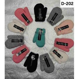 Рукавиці дитячі унісекс D202 mix р.3-5 "Рукавичка" недорого оптом від прямого постачальника