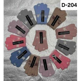 Рукавички дитячі унісекс D204 mix р.4-6 "Рукавичка" недорого оптом від прямого постачальника