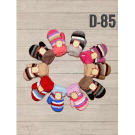 Рукавиці дитячі унісекс D85 mix р.3-5 "Рукавичка" недорого оптом від прямого постачальника