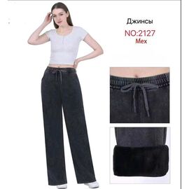 Фотография Штаны женские утеплённые 2127 grey р.2XL-4XL "Hoan" недорого оптом от прямого поставщика
