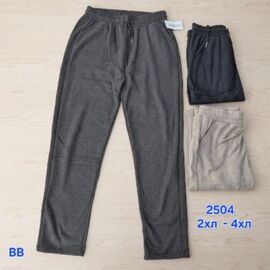 Фотография Штаны спортивные женские тёплые 2504 mix р.44-54 "Hoan" недорого оптом от прямого поставщика