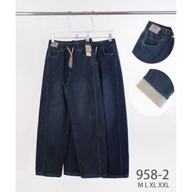 Фотография Джинсы утеплённые женские 958-2 mix р.M-2XL "Hoan" недорого оптом от прямого поставщика