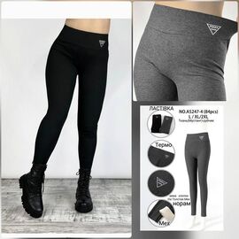 Лосини жіночі теплі A52474 mix р.L-2XL "Hoan" недорого оптом від прямого постачальника