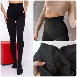 Колготи жіночі теплі HN1004 black р.44-56 "Hoan" недорого оптом від прямого постачальника