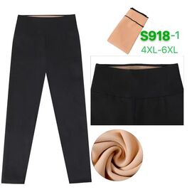 Лосини жіночі теплі S918-1 black р.4XL-6XL "Hoan" недорого оптом від прямого постачальника