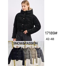 Куртка жіноча демісезонна 17189 black р.42-48 "Jacket" недорого оптом від прямого постачальника
