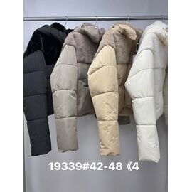 Куртка жіноча зимова 19339 white р.42-48 "Jacket" недорого оптом від прямого постачальника