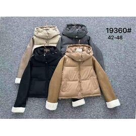 Куртка жіноча зимова 19360 camel р.42-48 "Jacket" недорого оптом від прямого постачальника